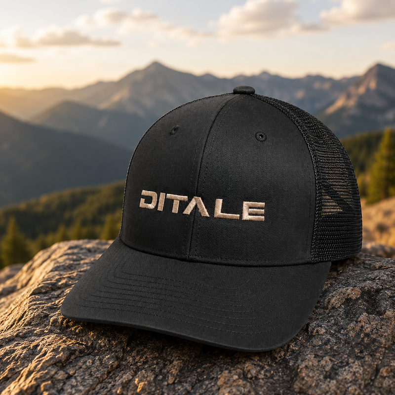 Black Trucker Hat