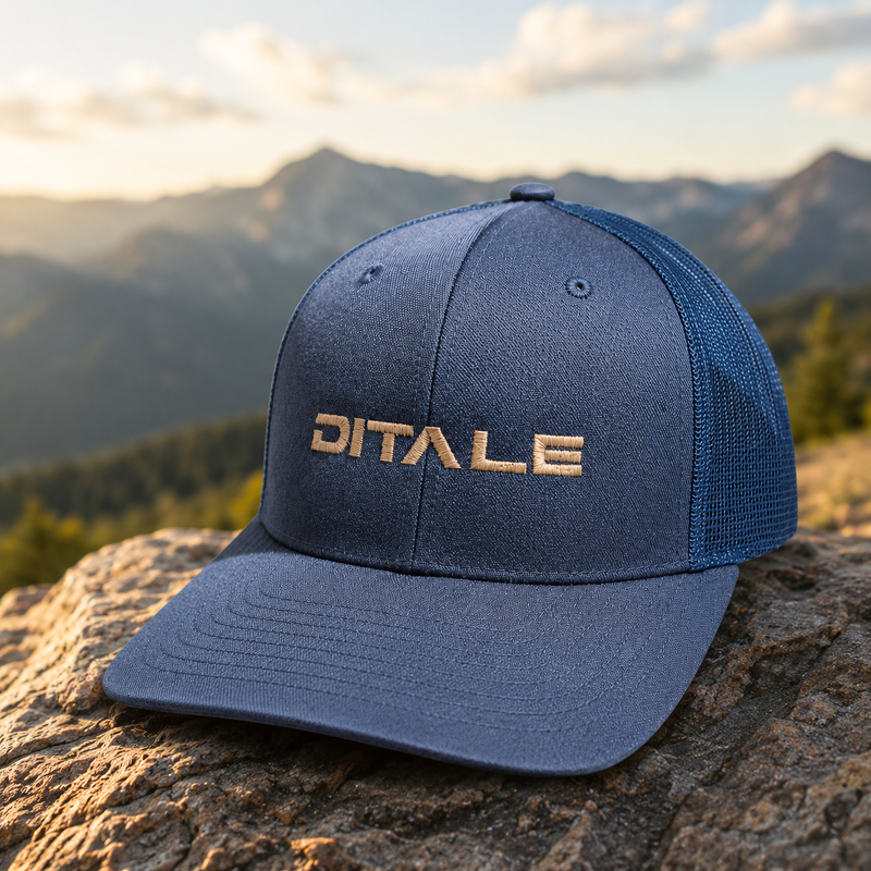 Navy Trucker Hat